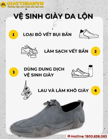 Hướng Dẫn Chi Tiết Cách Vệ Sinh Và Bảo Quản Giày Da Lộn Luôn Như Mới