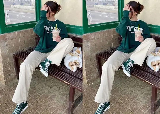 Cách Phối Đồ Với Giày Converse Màu Xanh Chuẩn Phong Cách Cách Phối Đồ Với Giày Converse Màu Xanh Chuẩn Phong Cách