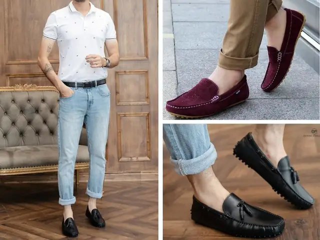 Giày Lười Nam Công Sở: Mix Đồ Với Quần Bò Chuẩn Lịch Lãm, Thời Thượng Giày Lười Nam Công Sở: Mix Đồ Với Quần Bò Chuẩn Lịch Lãm, Thời Thượng