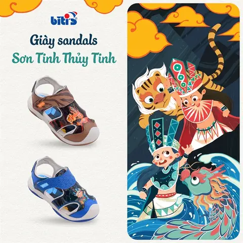 Giày Thể Thao Biti's Con Rồng Cháu Tiên: Bộ Sưu Tập Nâng Niu Văn Hóa Việt Cho Bé