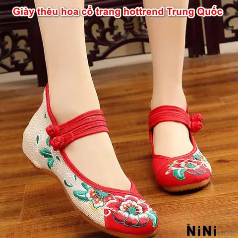 Giày Thêu Hoa Cổ Trang: Công Dụng, Ý Nghĩa Và Cách Phối Chuẩn Đẹp