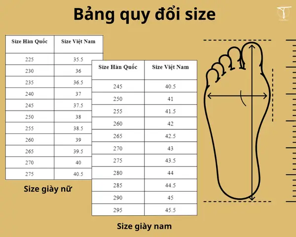 Quy Đổi Size Giày Hàn Quốc Sang Việt Nam Chuẩn Xác Nhất 2026